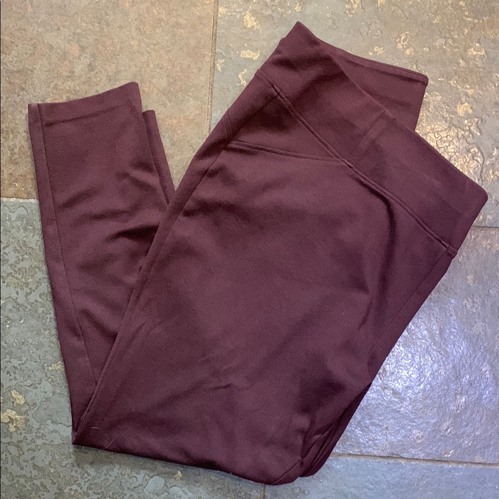 Pennington’s Burgandy Leggings